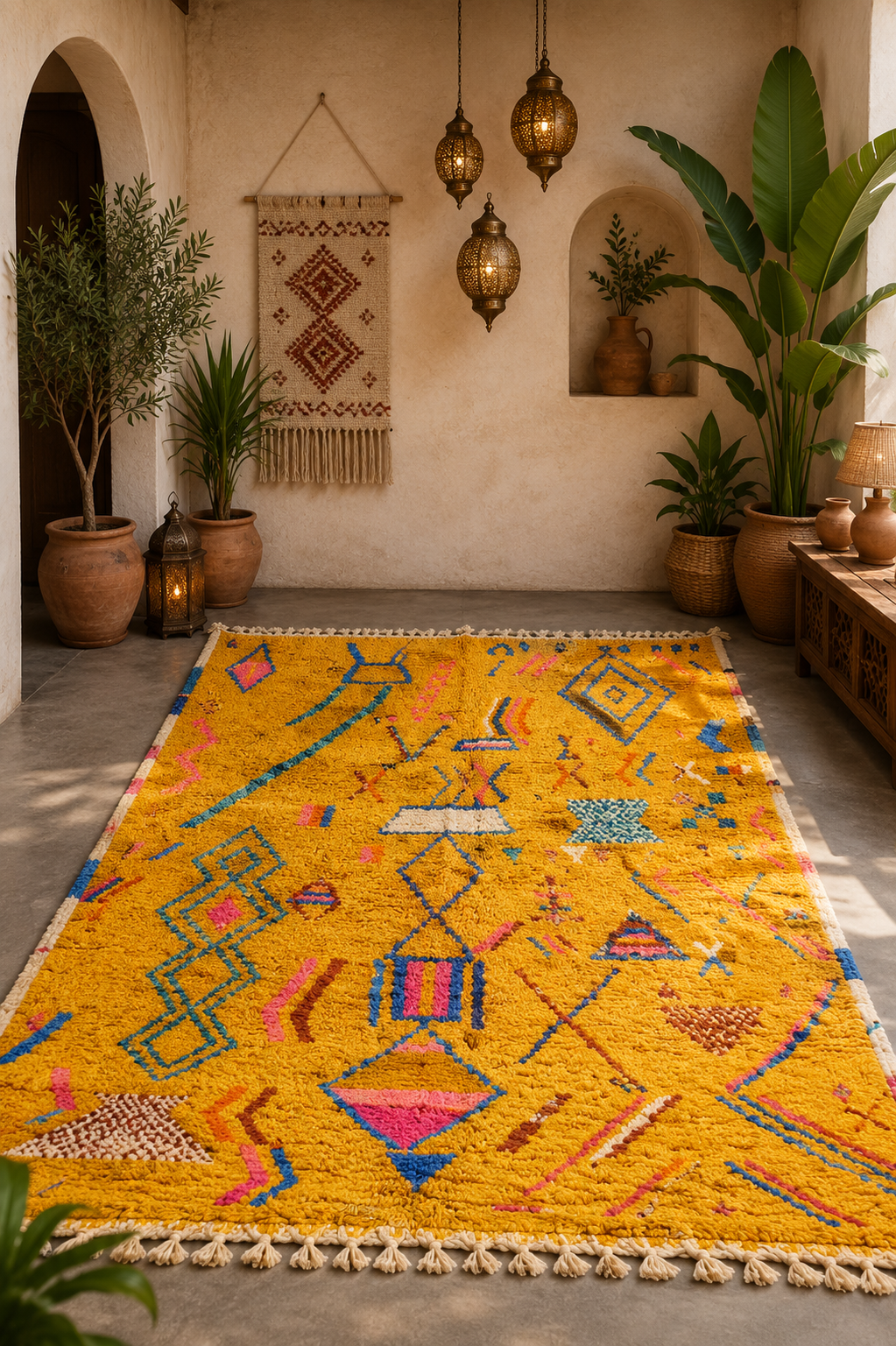 Tapis pour salon, chambre et intérieur | Le Comptoir Marocain