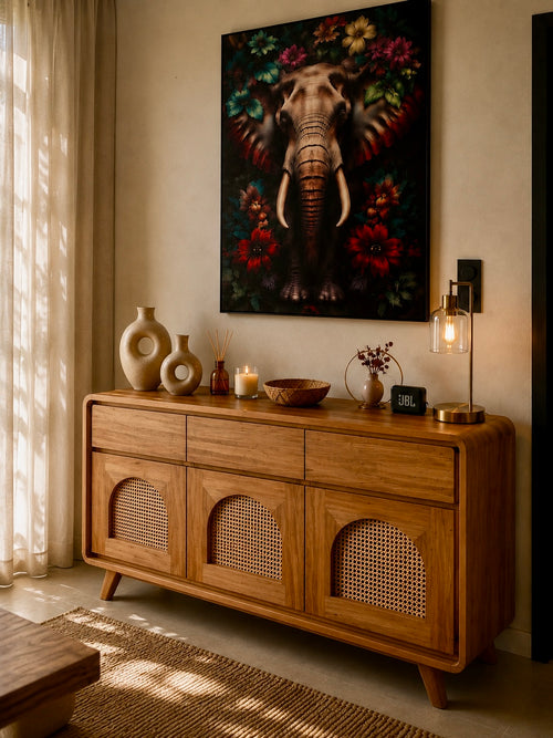 Buffet en bois massif 