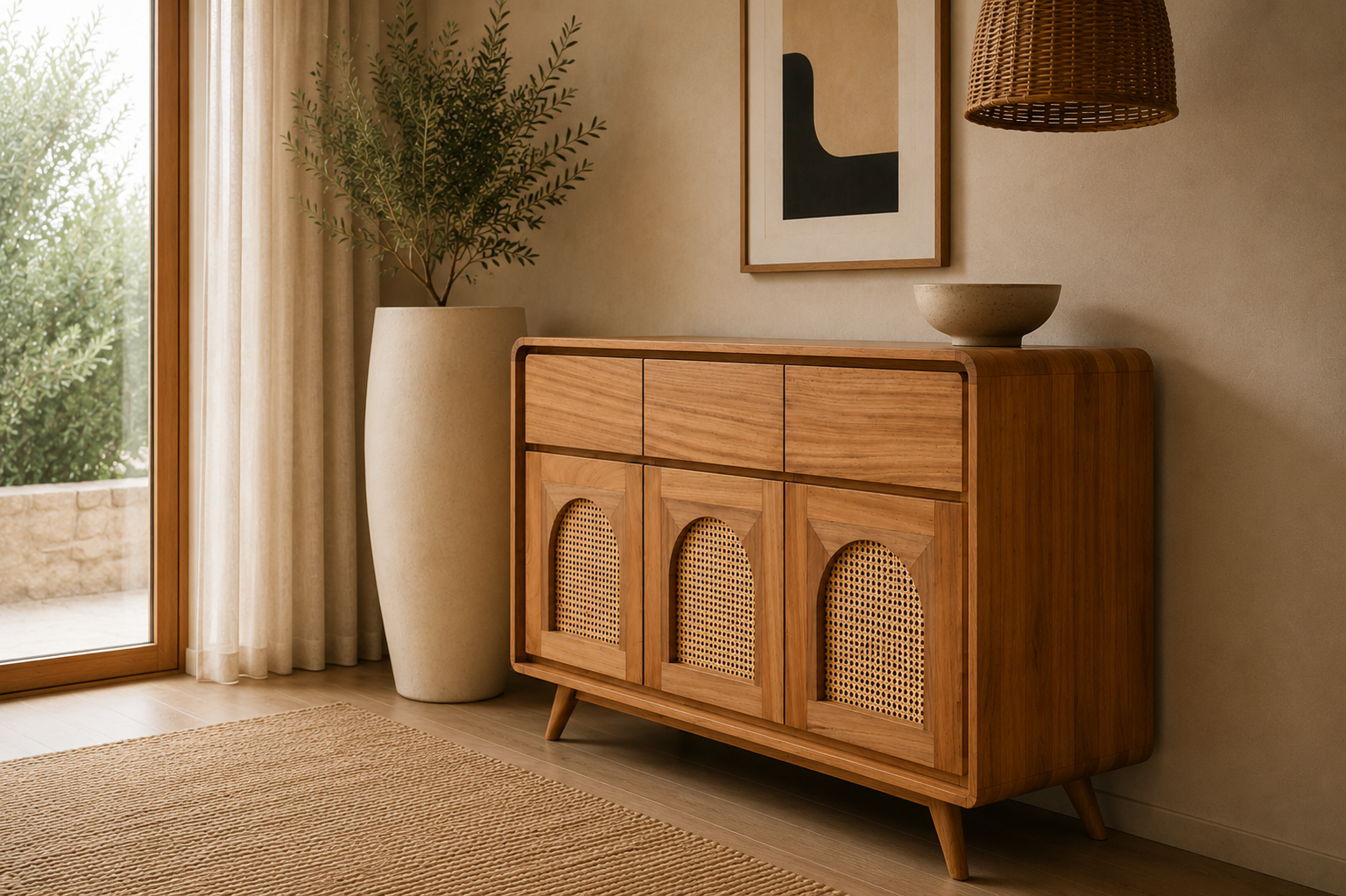 Buffet_mobilier Nova bois exotique 