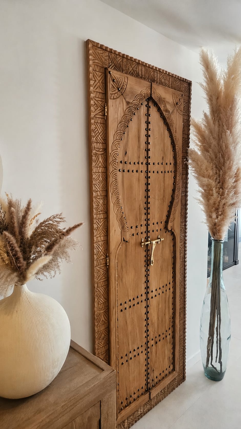 Porte Kasbah – Porte en bois sculptée à la main