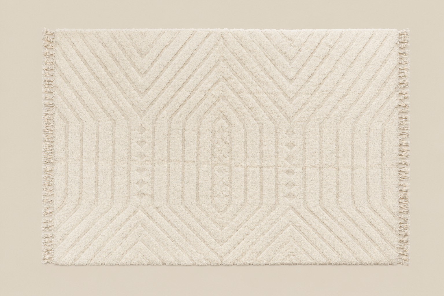Tapis Nomade laine de mouton tissé à la main