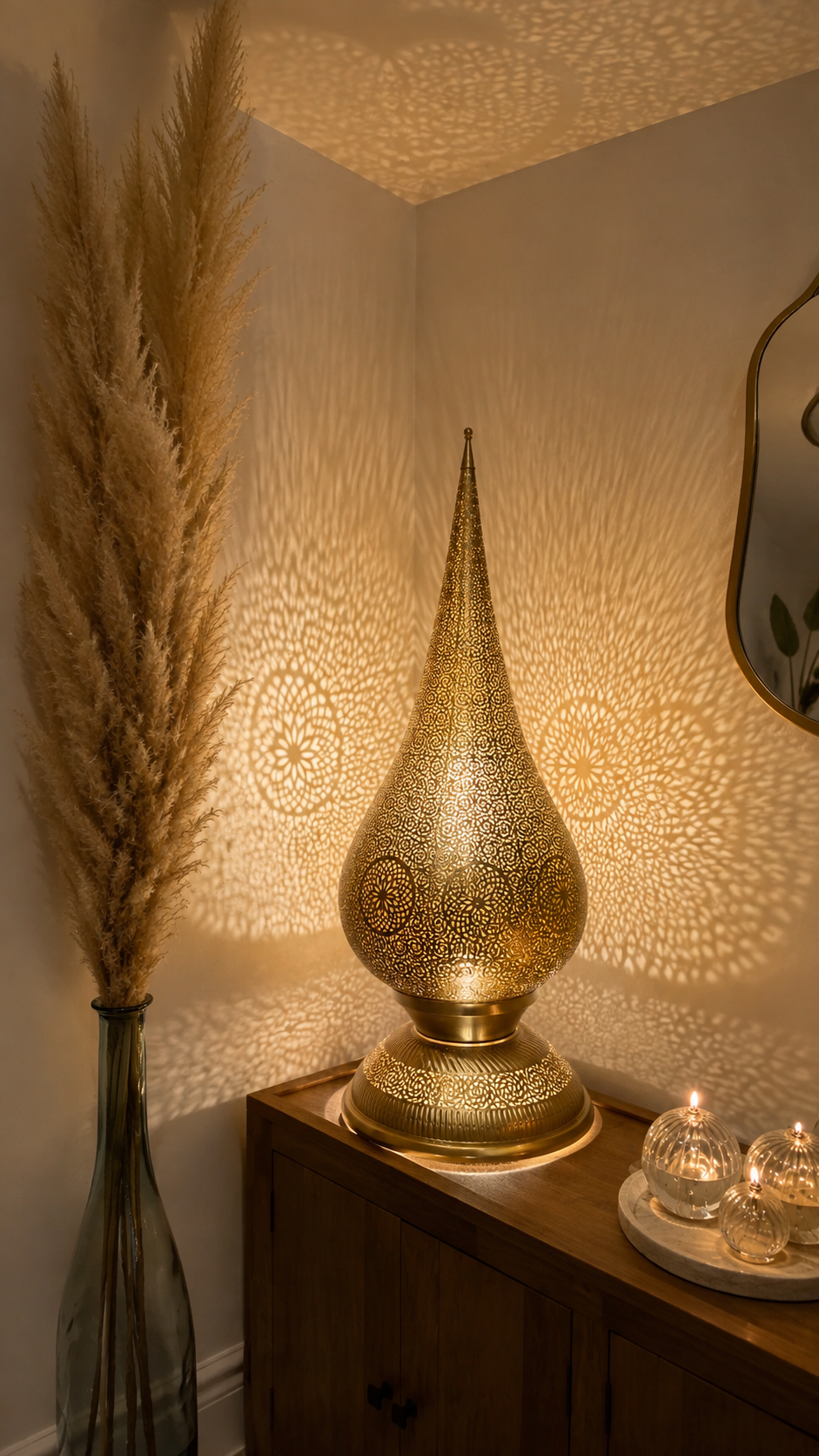 la Lampe Kasbah  Laiton 